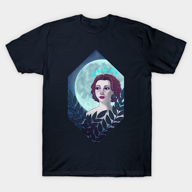 Moon Witch T-Shirt by SaturnaNova